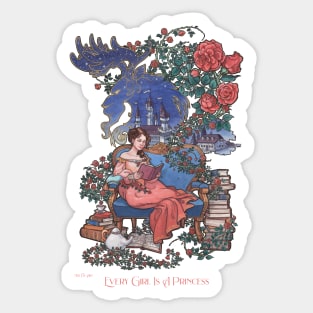 Mili Fay’s Every Girl Is A Princess: Beauty and the Beast Sticker